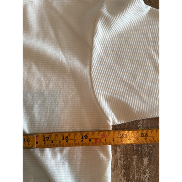 Tommy Bahama Women’s Knit Ottoman Full Zip-Up Jacket Small Cream Gold Accent - Picture 5 of 9